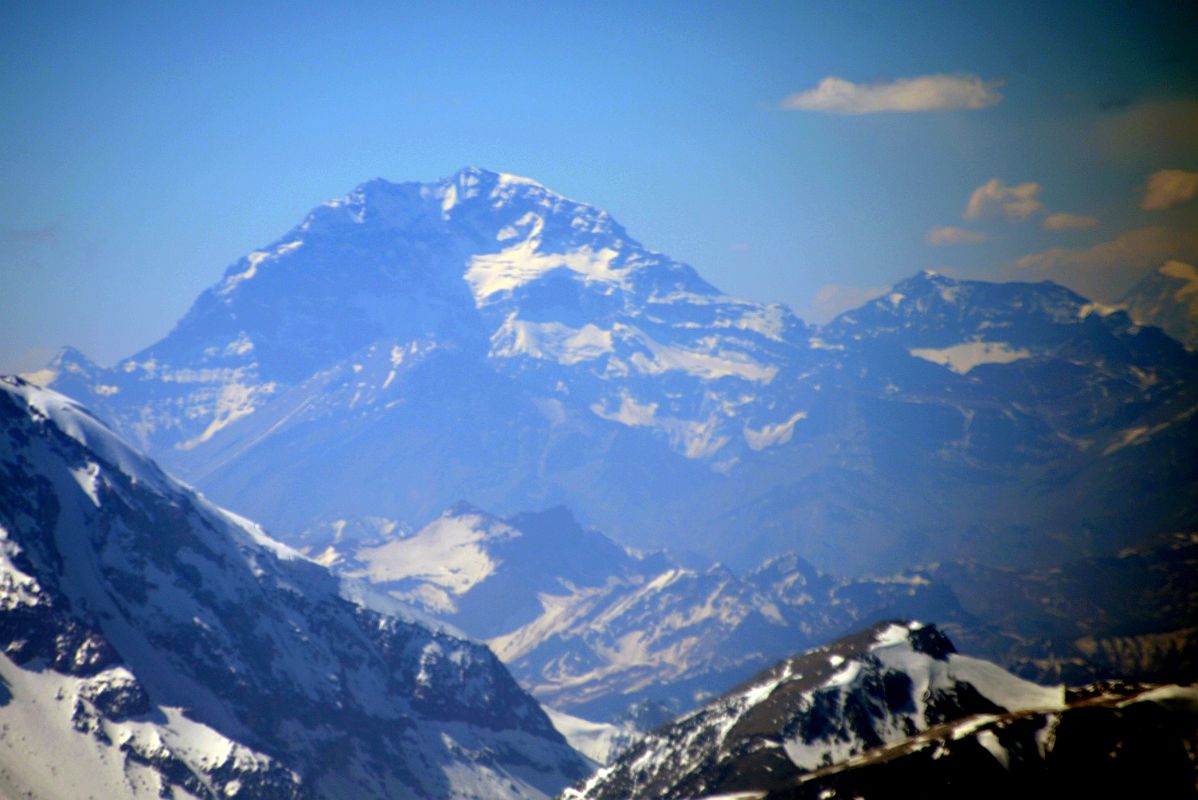 02 Aconcagua From Airplane On Flight Between Santiago And Mendoza